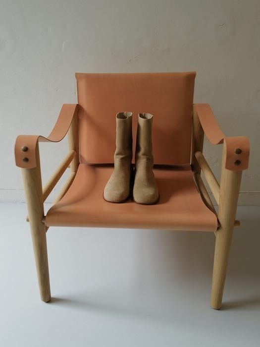 Carry Barrette Real Cowhide Suede Boots