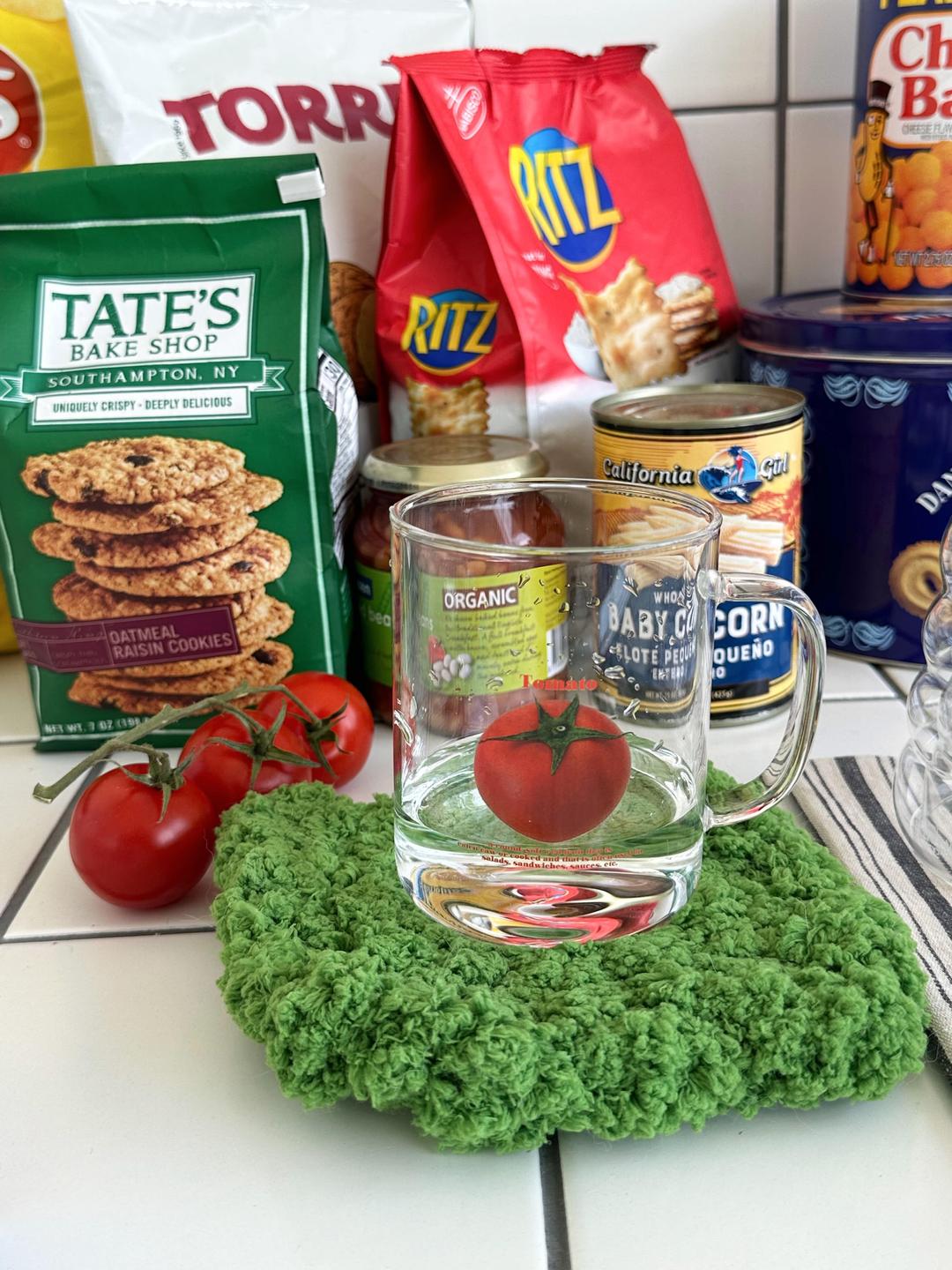 tomato glass cup
