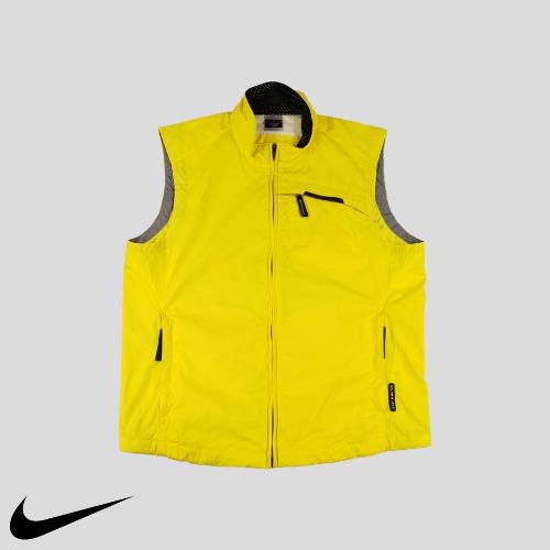 나이키 JP 옐로우 클라이마핏 모크넥 올드스쿨 스트릿 조끼 베스트  SIZE L