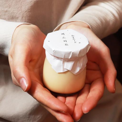 일본 수제 커스터드 푸딩