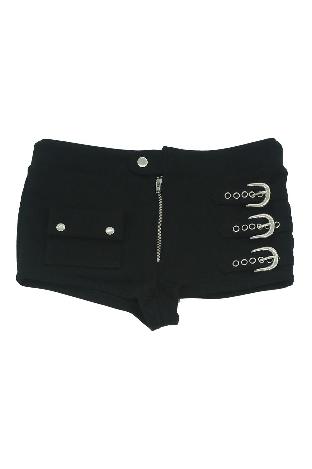 Three Belt Shorts 001