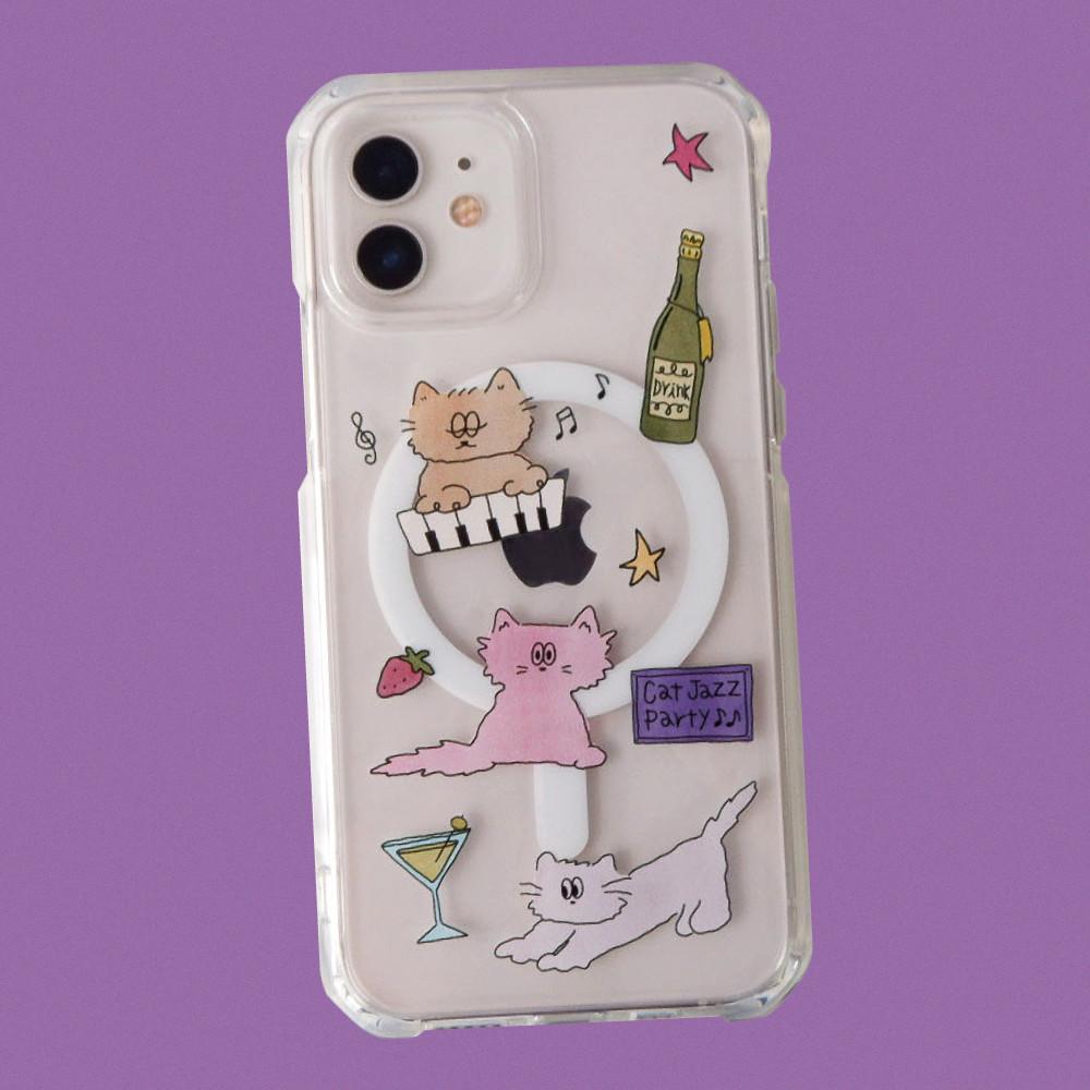 재즈미미 맥세이프 풀범퍼/젤하드 폰케이스 아이폰16 프로