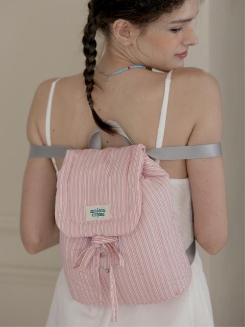 Pillow Backpack _ pink
