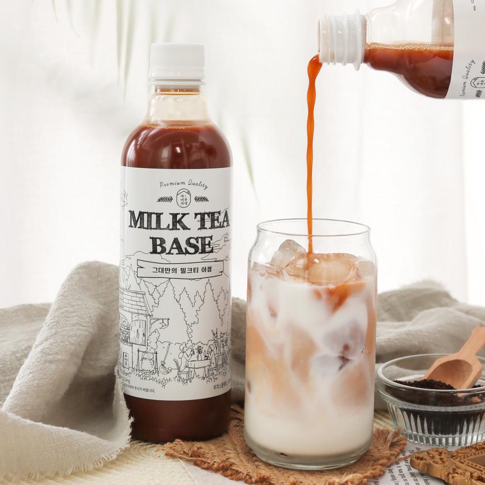 마녀의부엌 아쌈 수제 밀크티 베이스 대용량 500mL