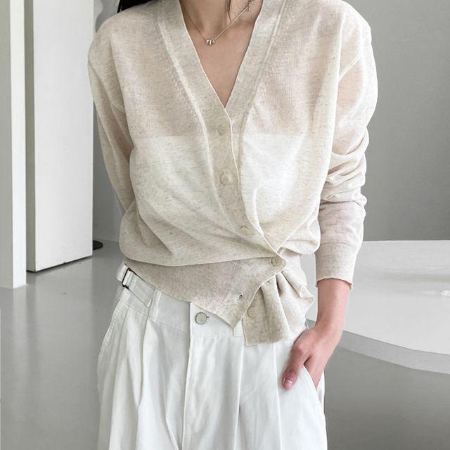 루즈 투웨이 가디건