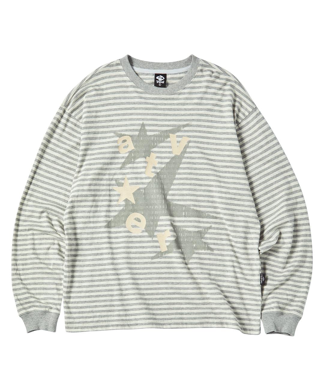 아르떼 스트라이프 롱 슬리브 아이보리