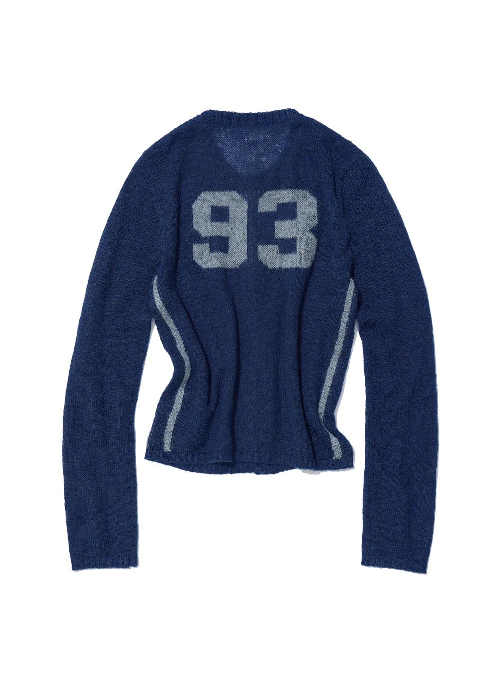 [WOMEN] 93 JACQUARD SHEER KNIT CARDIGAN_NAVY