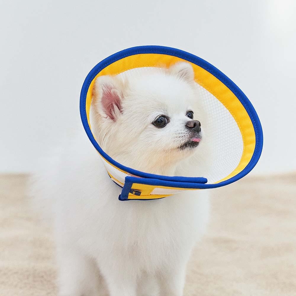 [페스룸] 컴피 메쉬 넥카라 (M) 강아지 목보호대 중성화 깔대기