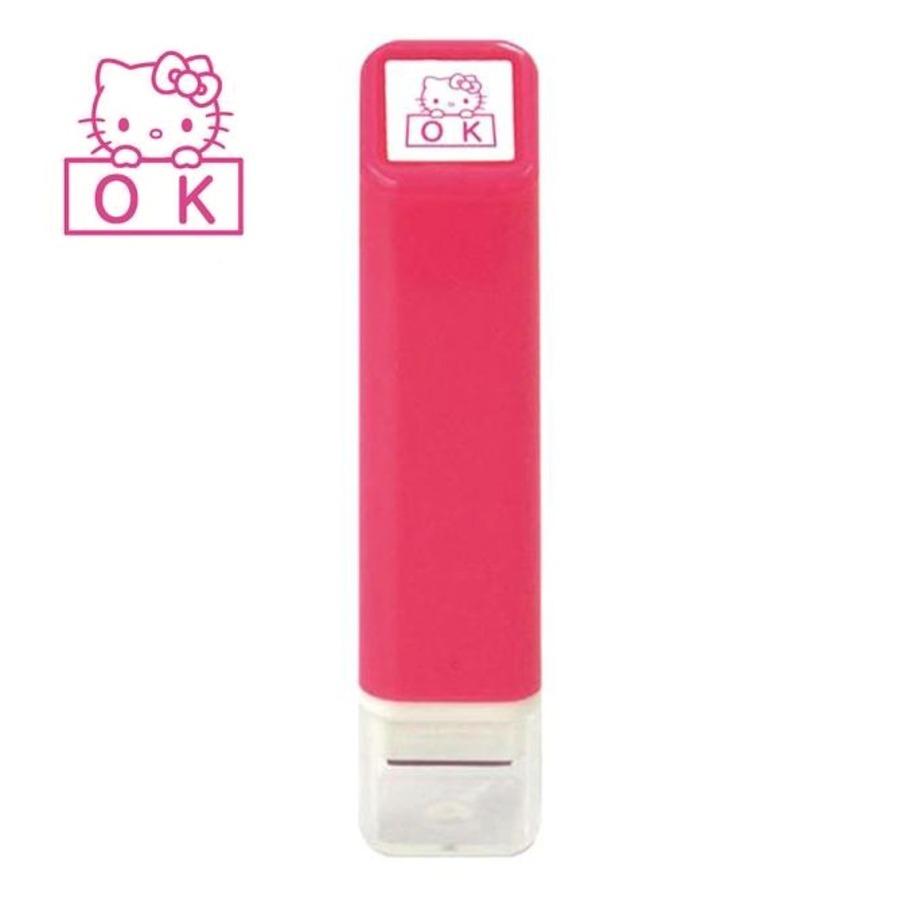 [스탬프] 코도모노카오 원포인트 스탬프 / 산리오 헬로키티 ok (핑크)