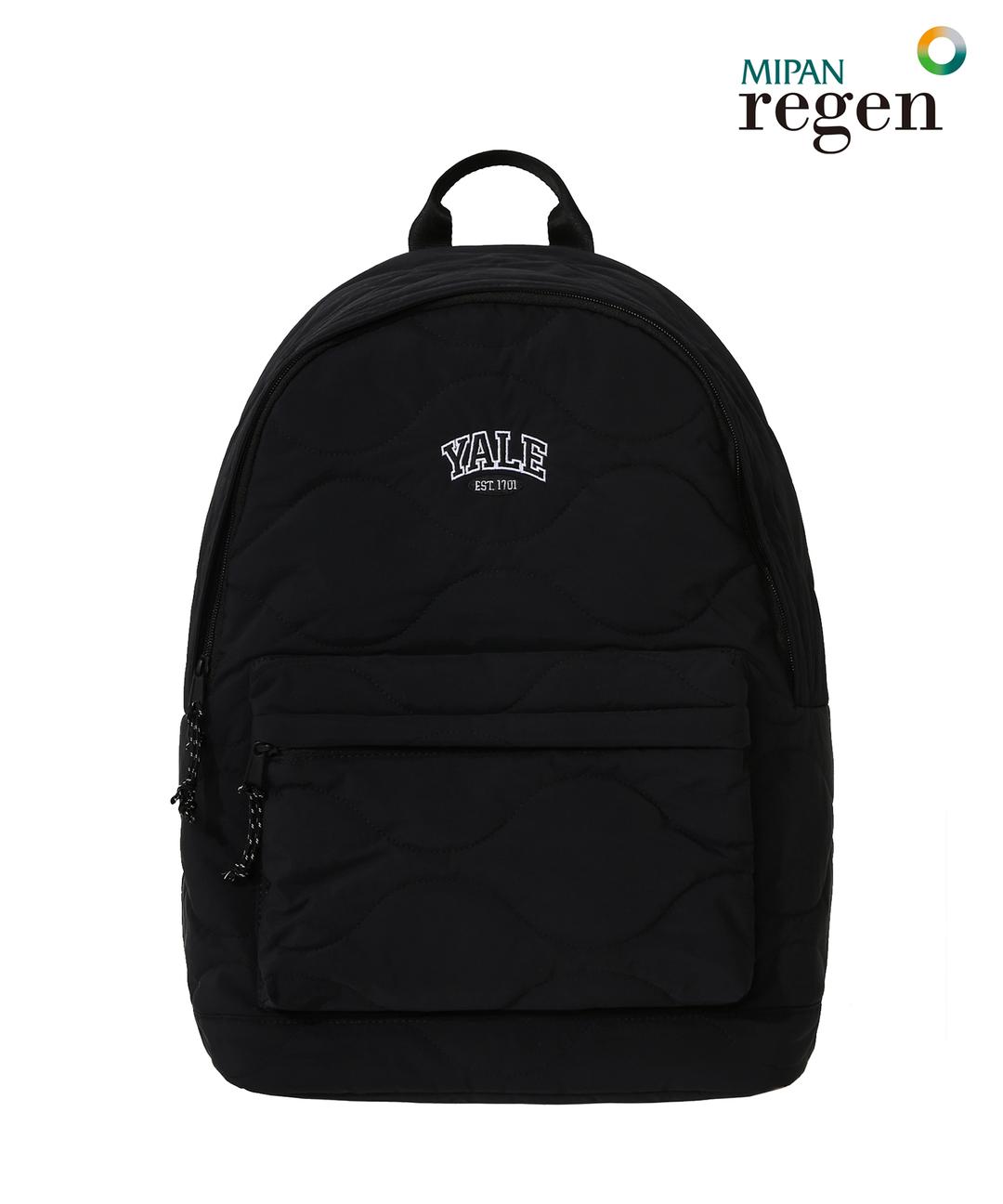 QUILTED 2 TONE ARCH DAY PACK BLACK