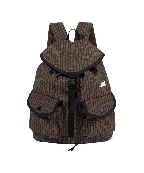 Explorer Daypack Brown Grid