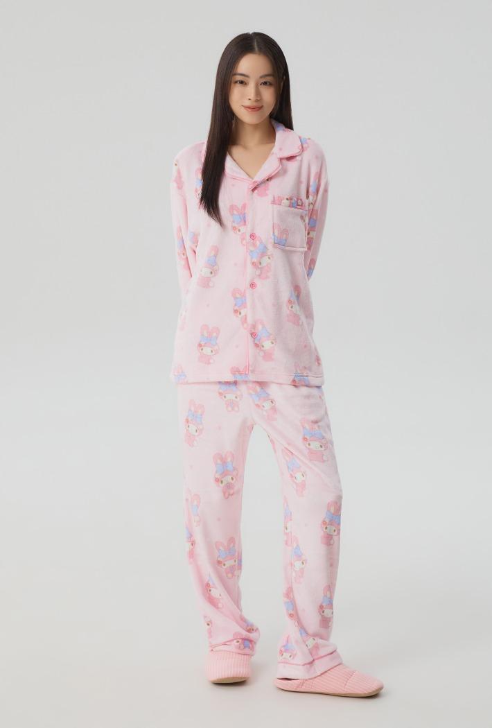 [산리오캐릭터즈] 노곤노곤 수면 파자마(LIGHT PINK)_SPPPF4VU01