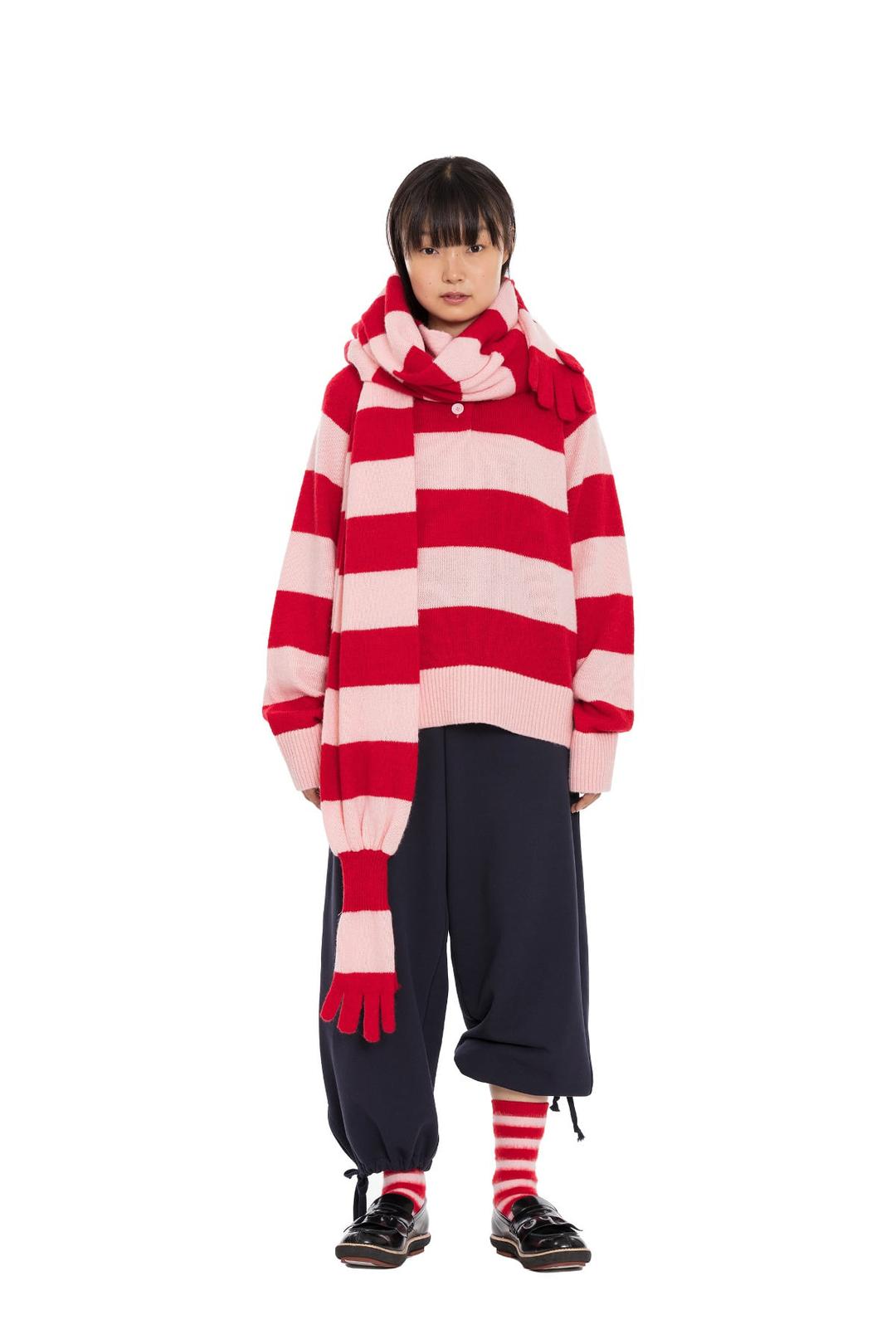 MUFFLOVES (RED&PINK)