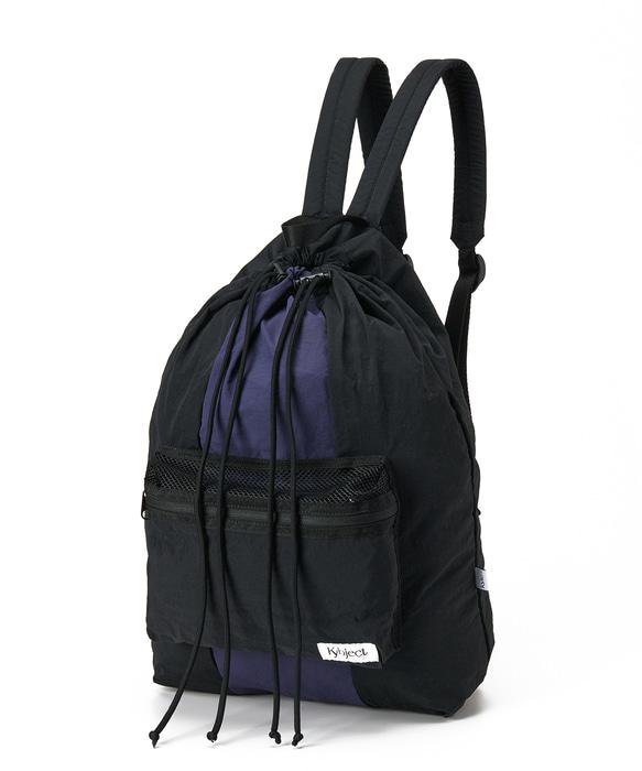 투웨이 바스켓 슬링백팩 네이비