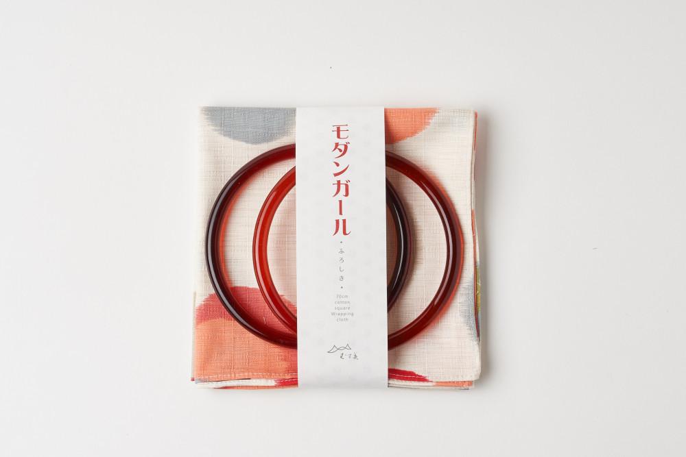 [일본 제품]요시무라 딸기 가방 물방울 베이지 (링 포함)