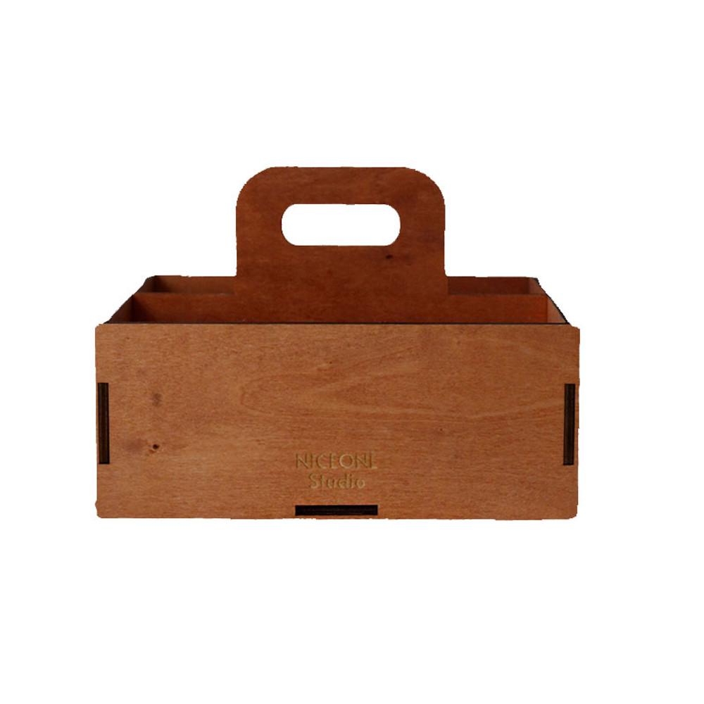 프롬핑퐁 우드 셰이커박스 손잡이ver  ( 2 SIZE ) 스토리지 수납 정리