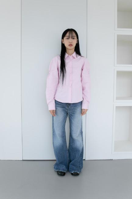 contour washing boots cut denim(S-L)