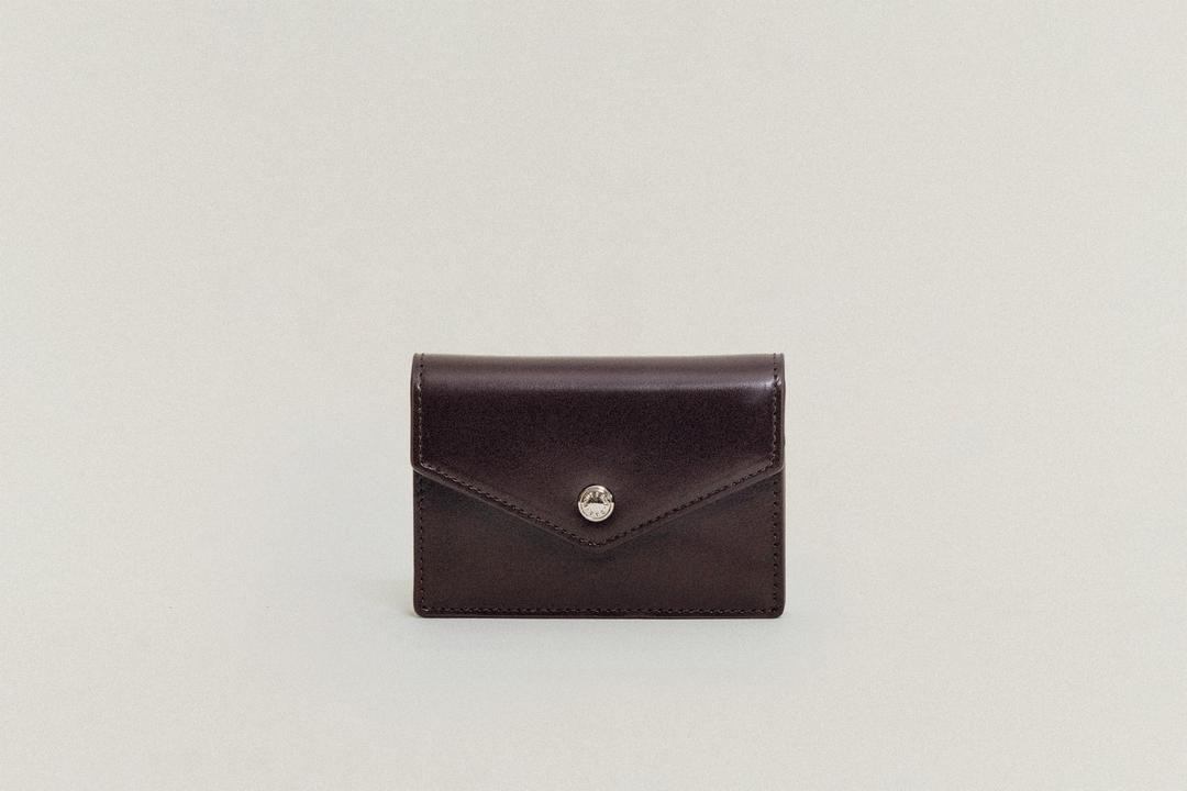 PORTE CARTES SNAP BROWN