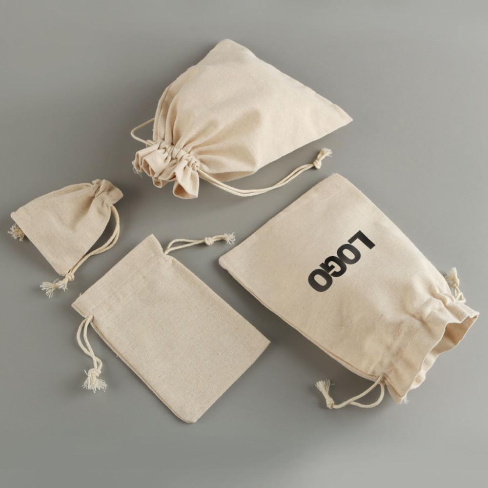 무지 린넨 스트링 파우치 주문 제작 이너백 더스트백 인쇄 복주머니 광목 면주머니 조리개