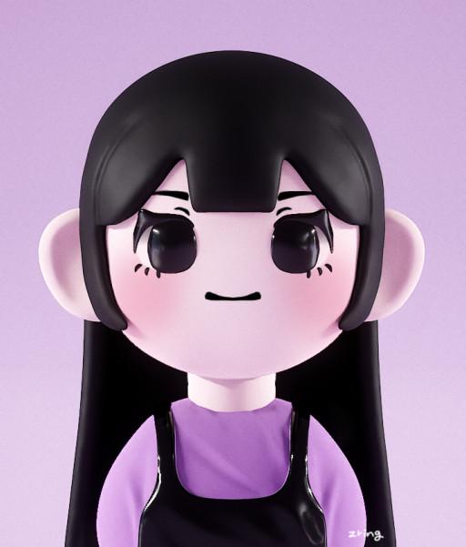 🎀나만의 귀여운 3D캐릭터 프로필사진/증명사진/커스텀