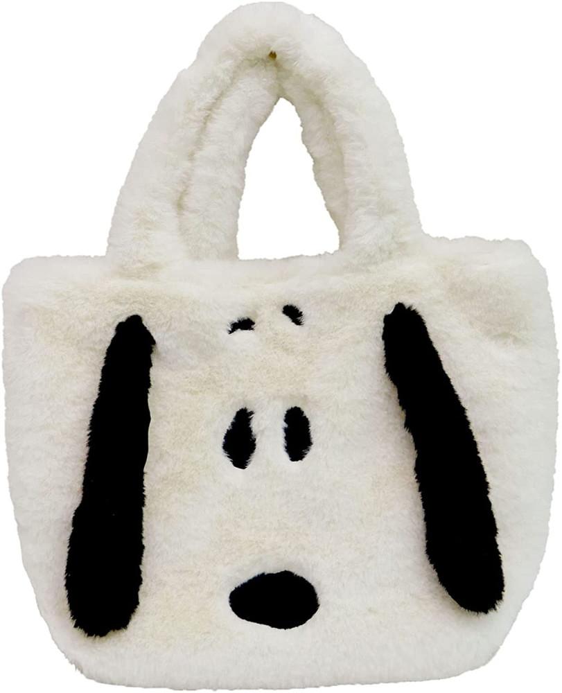 스누피 레트로 퍼 미니 토트백 가방