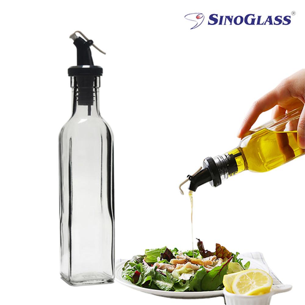 시노글라스 사각 오일병 간장병 소스통 양념통 참기름병 조미료통 150ml