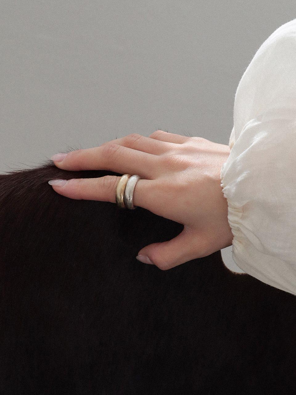 [단품]Texture Ring_Silver, Gold