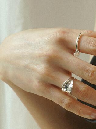 lorher tag Ring _ silver