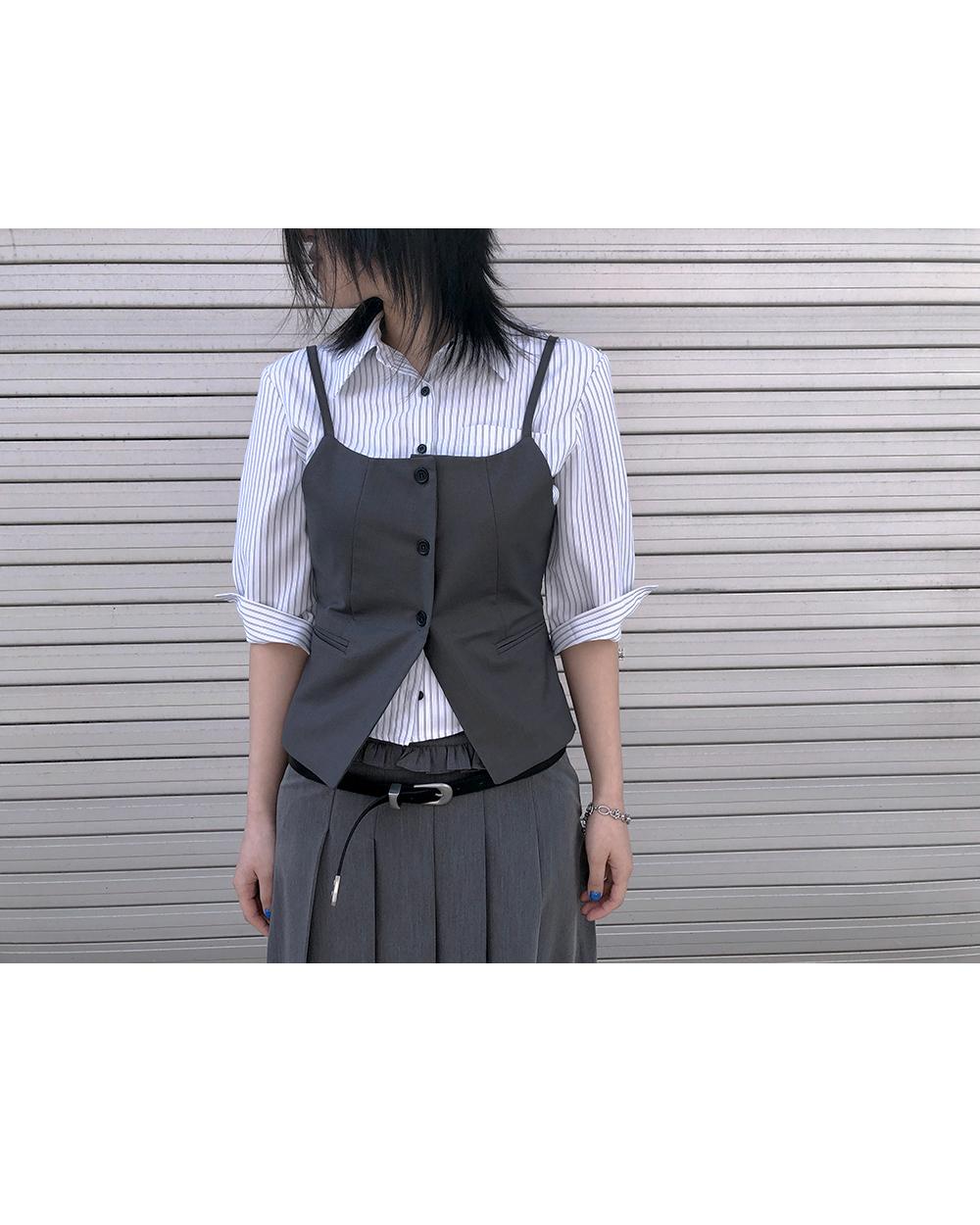 slim striped shirt (2c)