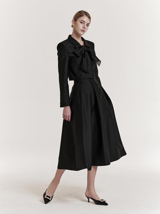 Lucy Silk Skirt (Black)
