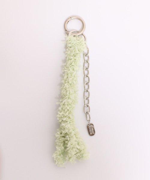 치팅오이스터(CHEATING OYSTER)  CATERPILLAR KEY RING / GREEN (송충이 키링) - 사이즈 & 후기 | 무신사