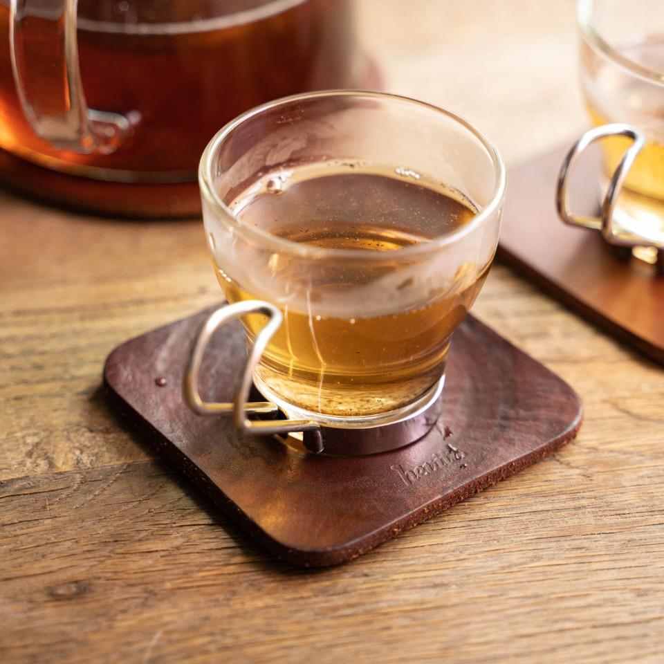 5015 이태리 가죽 컵받침 티 코스터Leather Cup Coaster