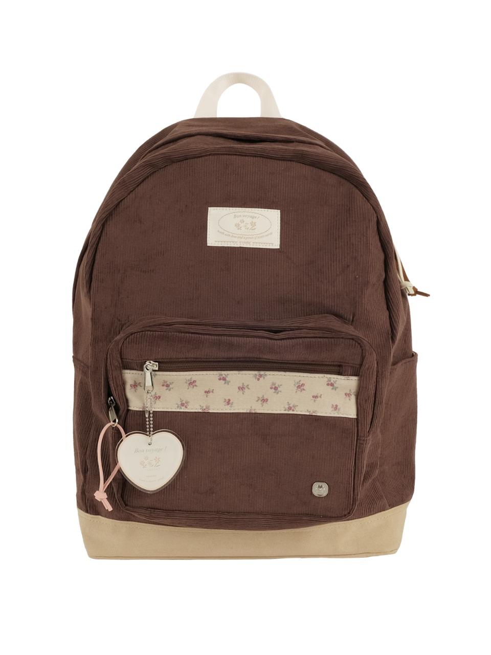 [오픈세일 5% ~1/1] Bon voyage backpack - mauve brown