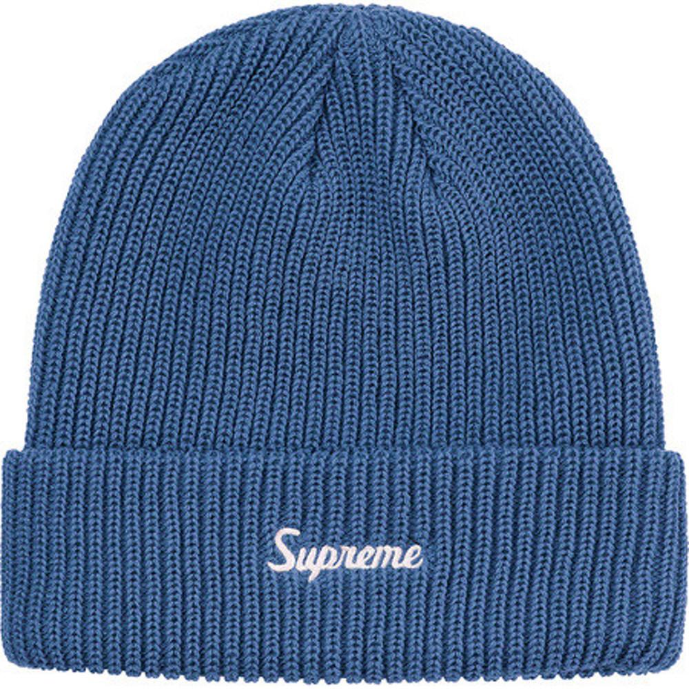 슈프림 루즈 게이지 비니 인디고 Supreme Loose Gauge Beanie (FW20) Light Indigo