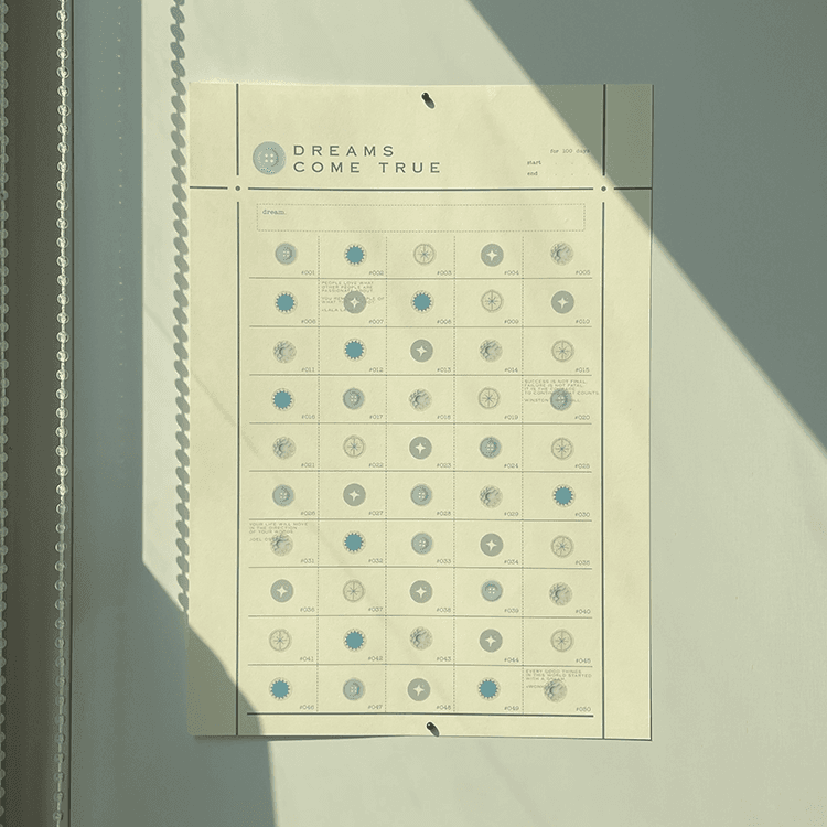 Dream Tracker : A3 POSTER