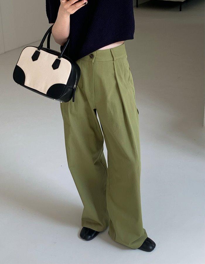 머그 와이드 pants