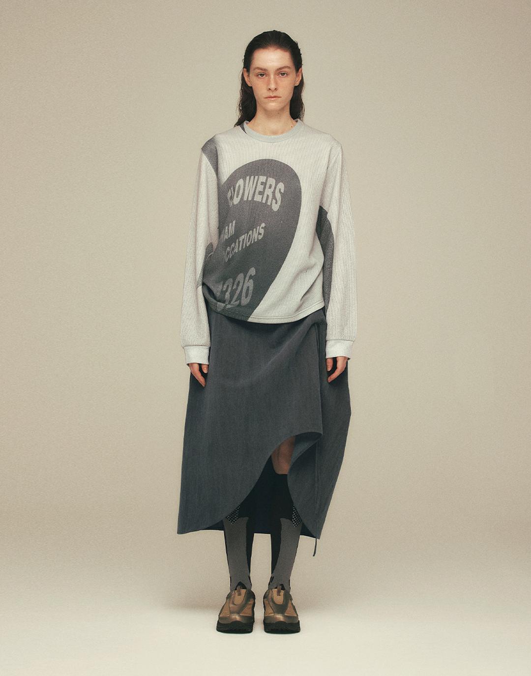 Printing Knit Long Sleeve (Number)