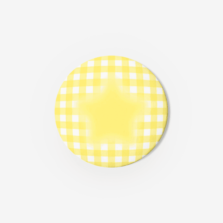 ★ Yellow Blurry Star Can Badge  ㅣ 마플샵
