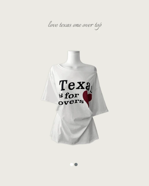 [ MD PICK ] LOVE 텍사스 원 오버 TOP
