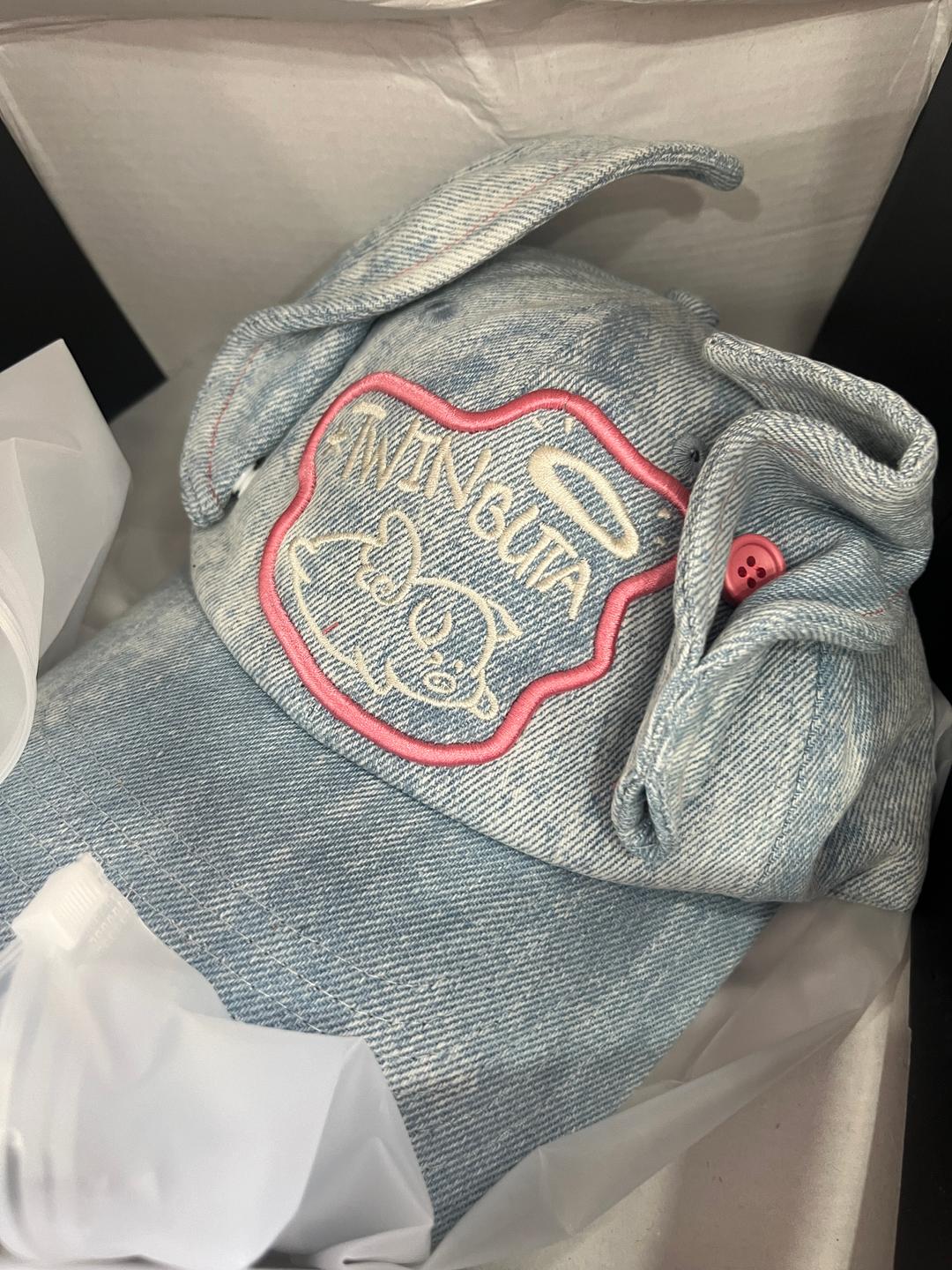 'Don\'t touch my ears\' denim caps [리오더 - 1/7 순차발송]