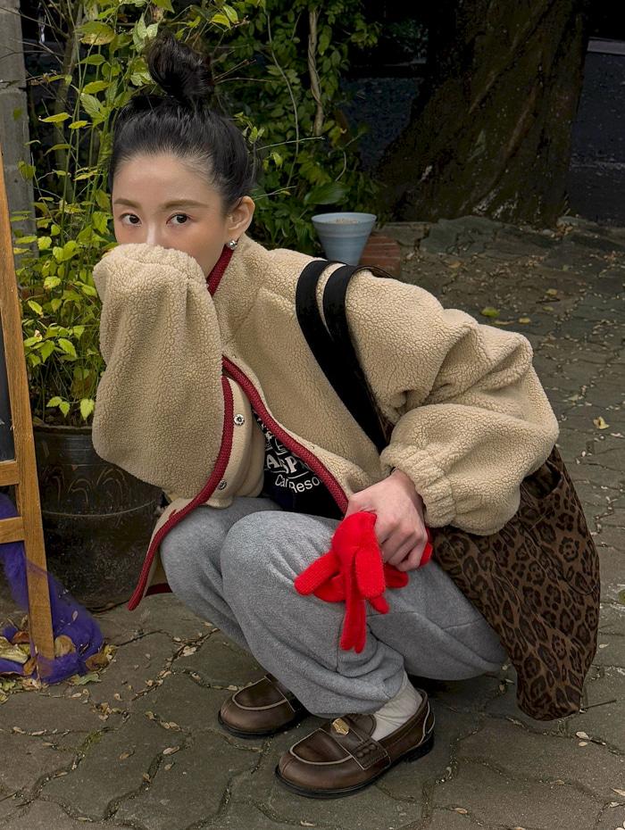 부클 린 자켓 *베이지