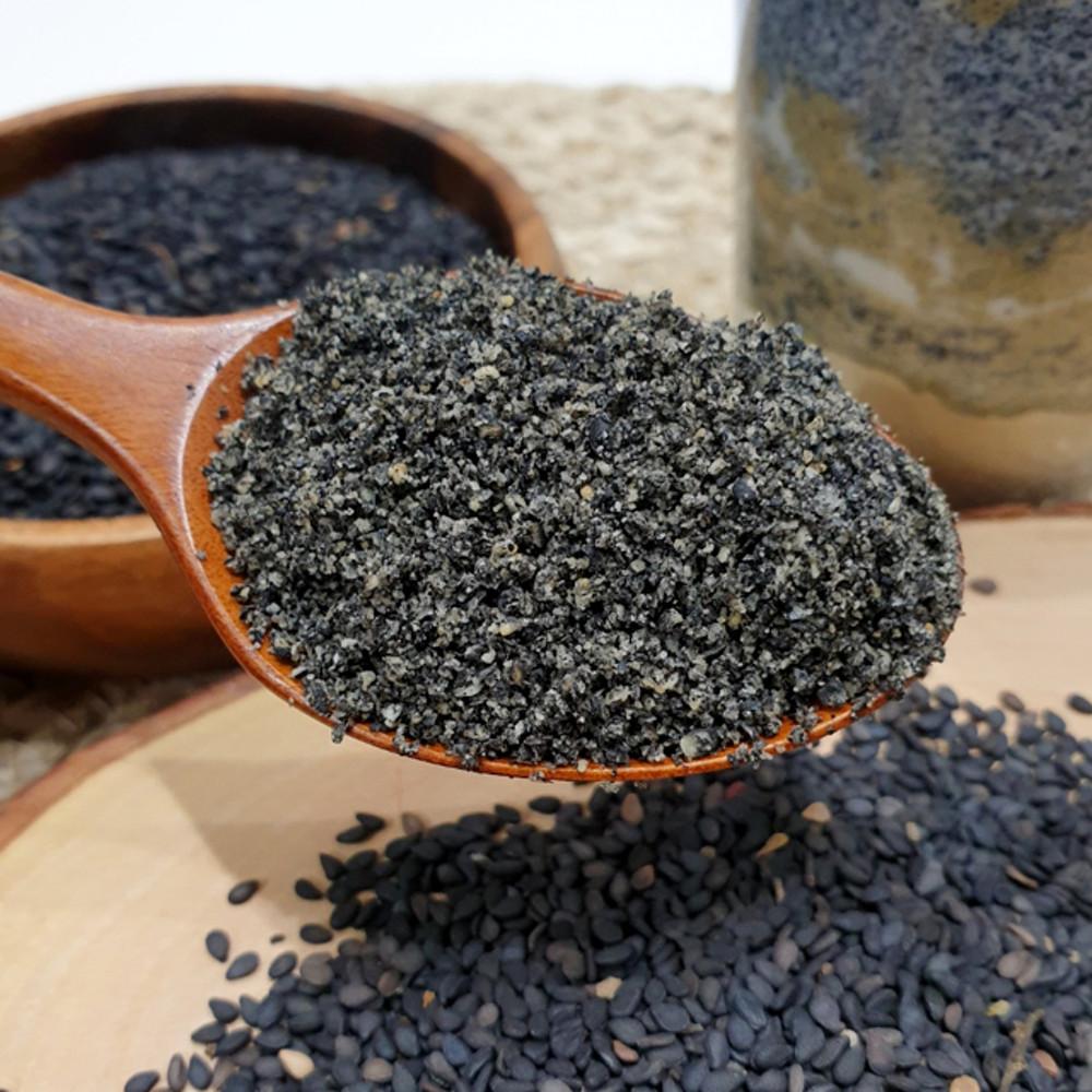 구수한사람들 바로 볶아 고소한 국산 검은깨 흑임자 가루 200g 450g