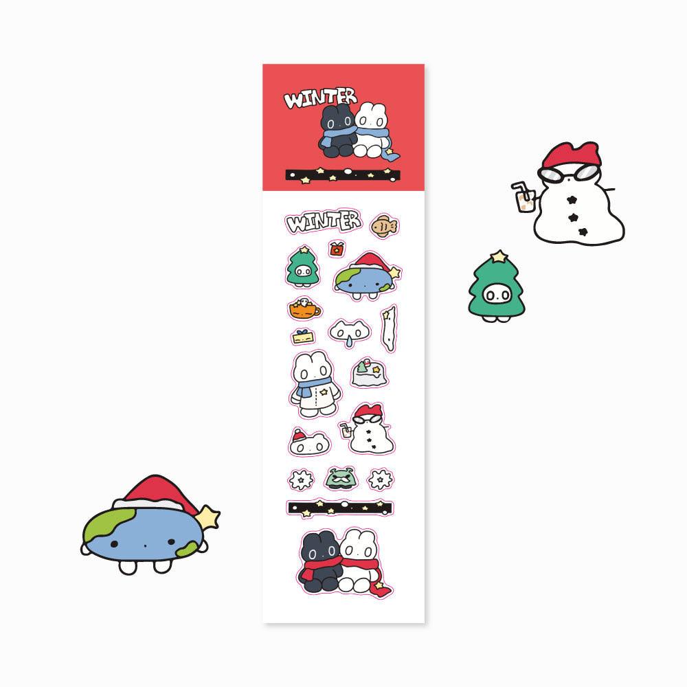 [그림자행성] 겨울 데코 스티커