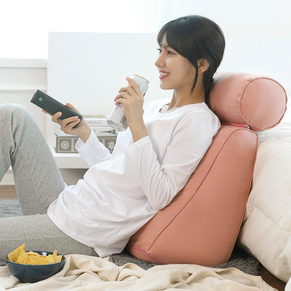 수니홈 삼각 등받이쿠션 침대 쇼파 기대미플러스 일반형