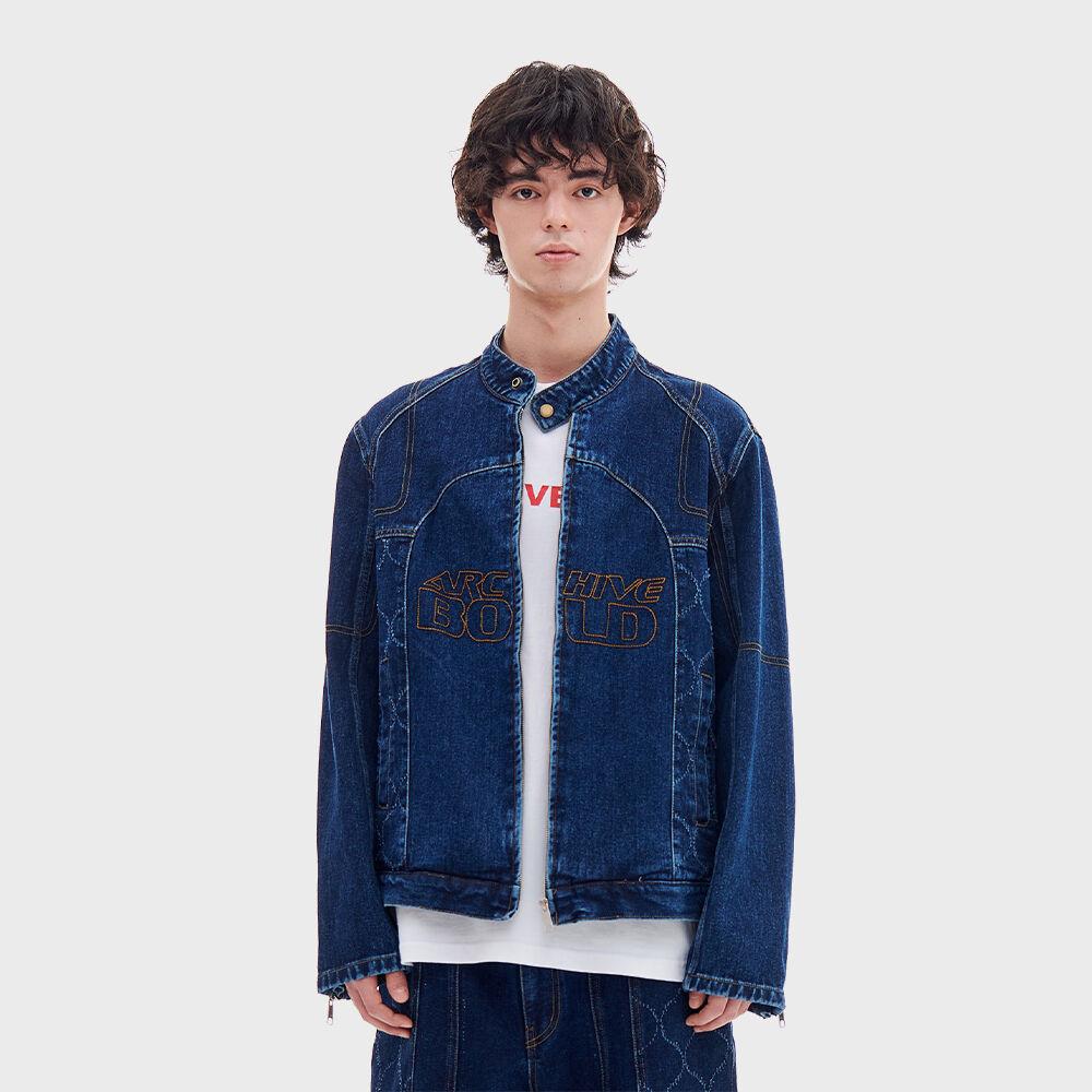 RACING DENIM JACKET (BLUE)