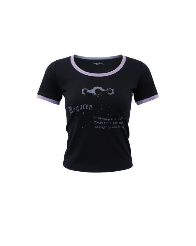 [MAGOREN SEOUL] Strongest Ringer T-shirt Black x Blue