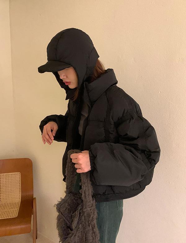 cube duckdown padding(black)