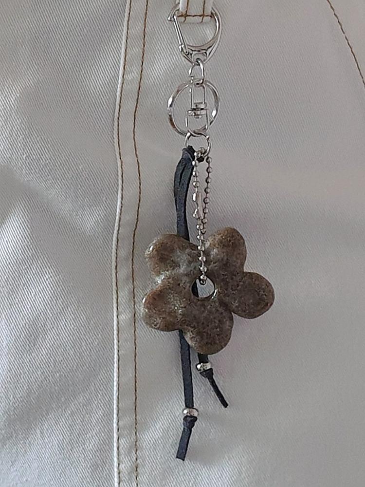 flower strap keyring / 썸머하츠 호마이카 플라워 펜던트 스트랩 키링