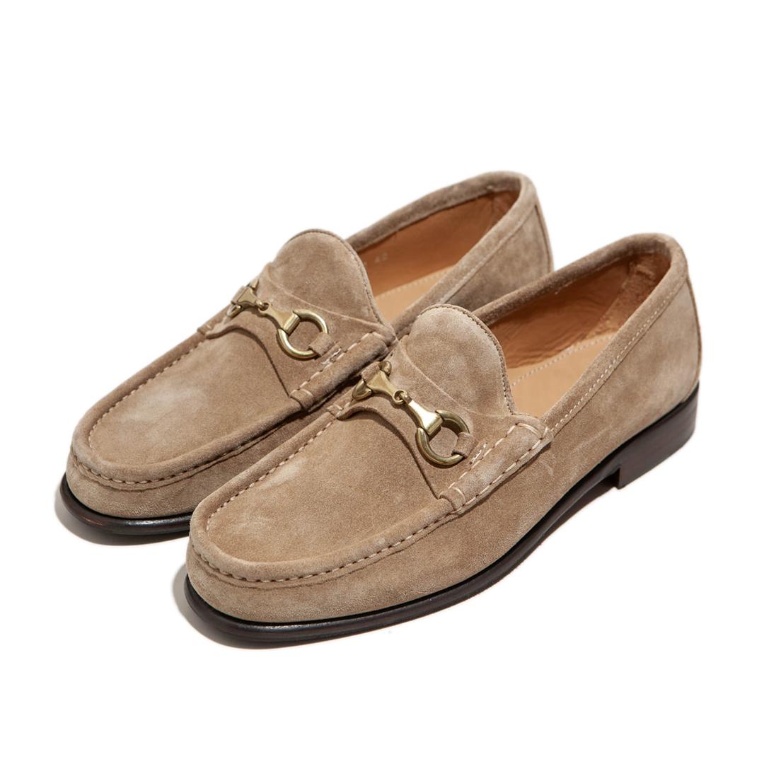 Tan Suede Horsebit Loafer