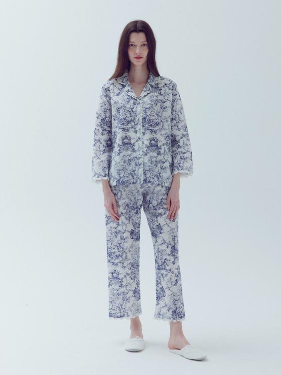 3812 BBSHP 트왈드주이 파자마 Blue